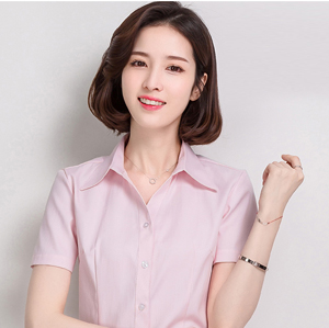 職業襯衣女短3